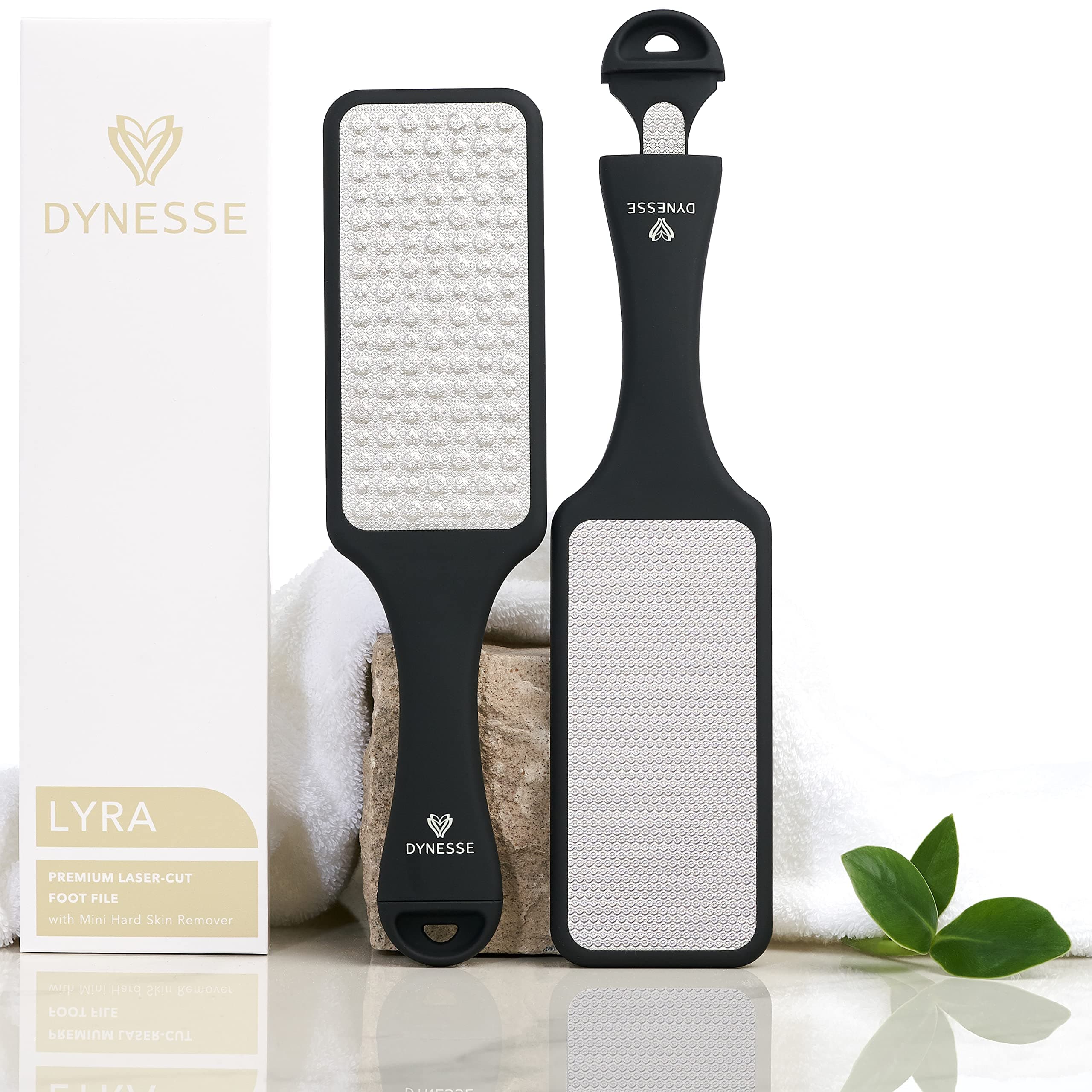 Next Generation Laser-Sharp Pedicure Foot File. Callus Remover for Feet. Foot Scrubber with Ergonomic Design. Stainless Steel Foot Exfoliator for Spa and Pedicure. Pumice Stone for Feet.