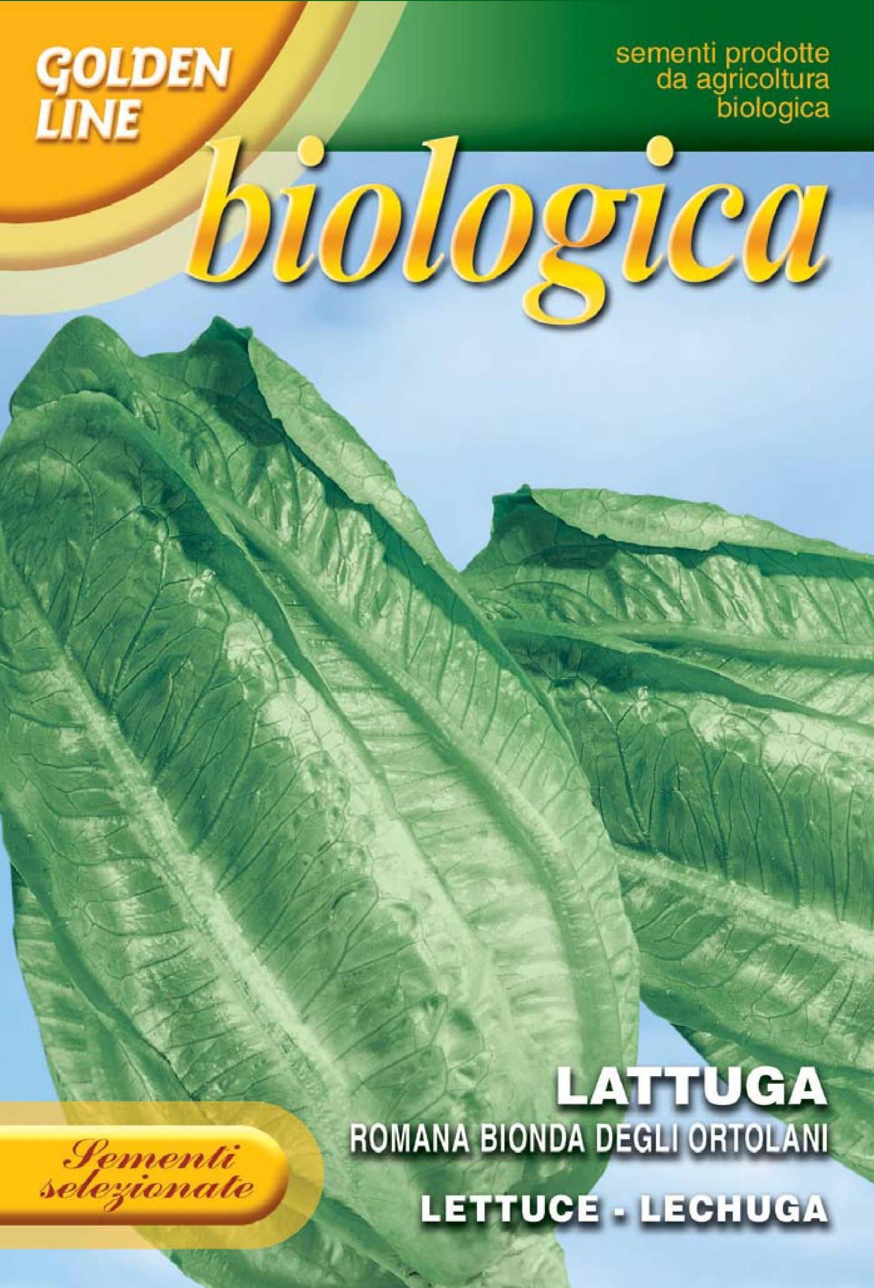 Organic Lettuce Romaine Bionda Ortol. Bio