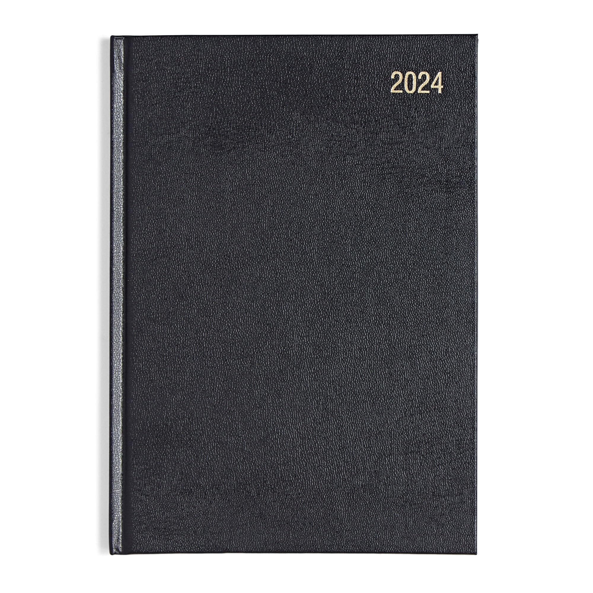 Morgan's Direct 2024 Diary A5 Week to View Planner with Hard Cover | Black
