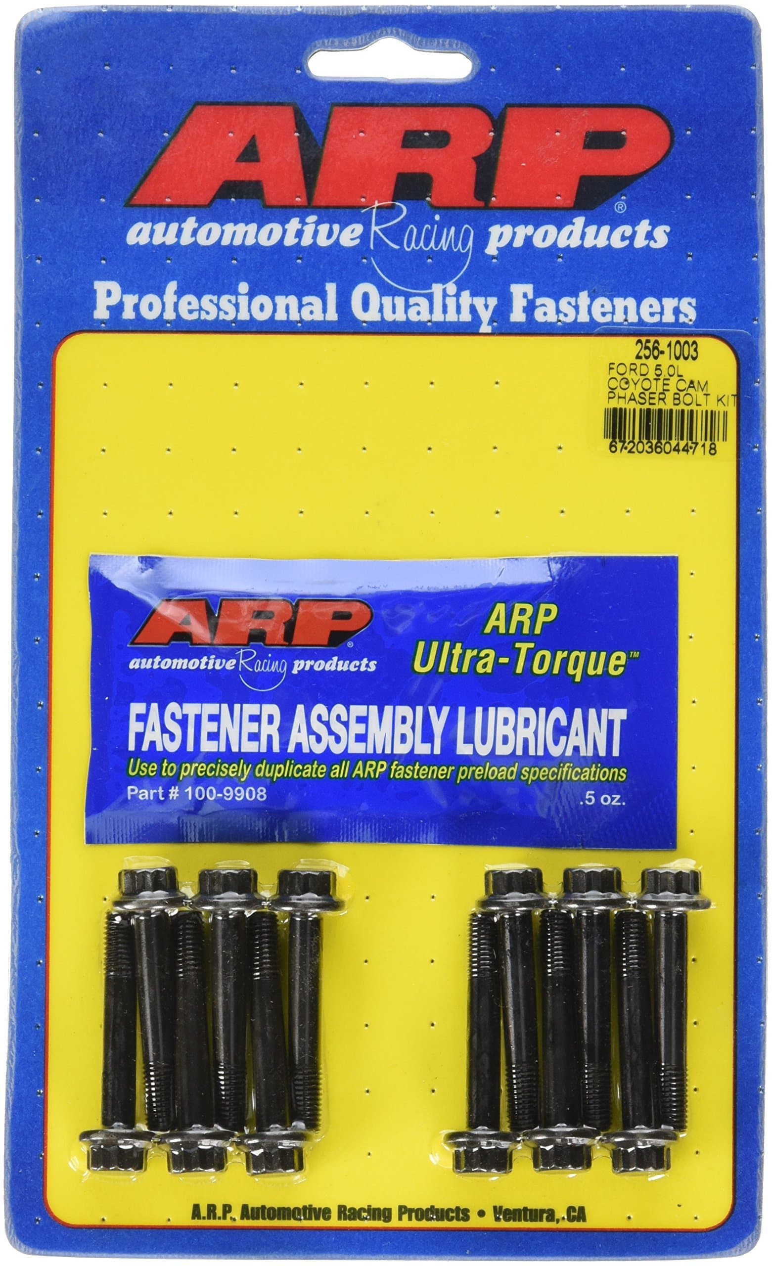ARP 256-1003 Cam Phaser Retaining Bolt Kit (Ford 5.0L Coyote cam phaser)