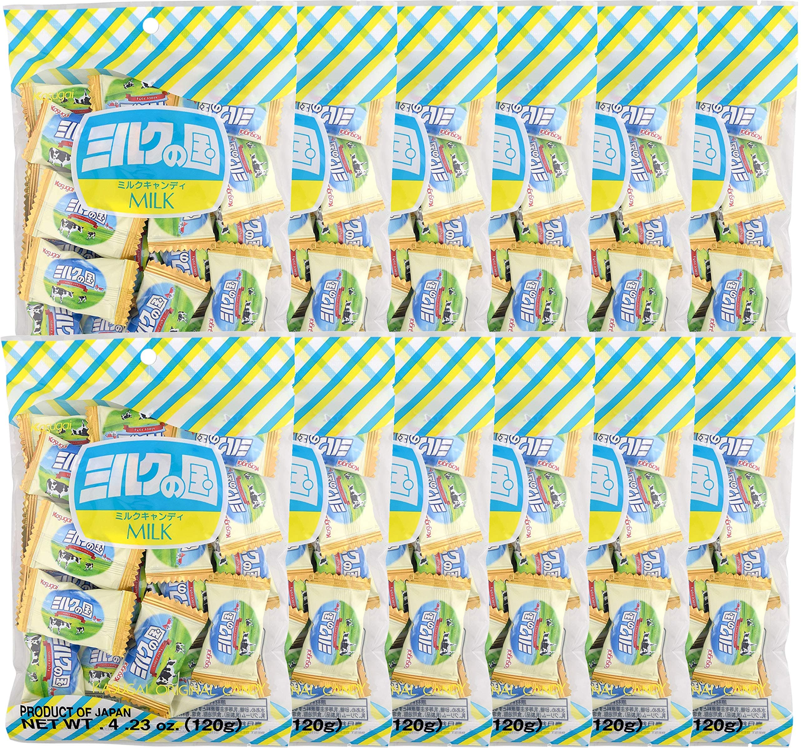 Kasugai Milk no Kuni Candy 4.23oz (12 Pack)