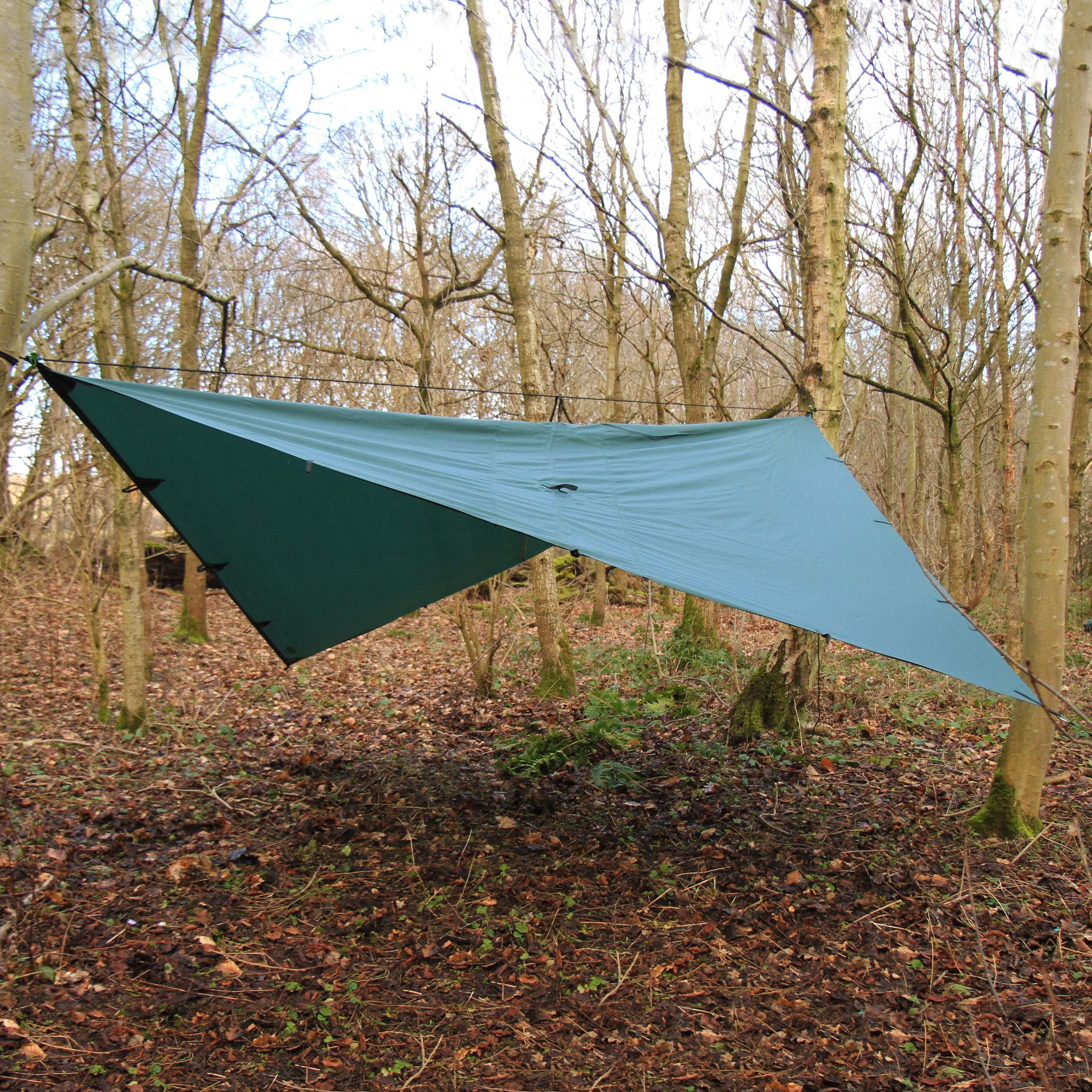 DD Hammocks - DD Tarp 3x3 PRO (10ft x 10ft) - Versatile Tarpaulin Shelter 100% Waterproof Rainfly with Eyelets and Buckles for Bushcraft Camping and Outdoor Backpacking