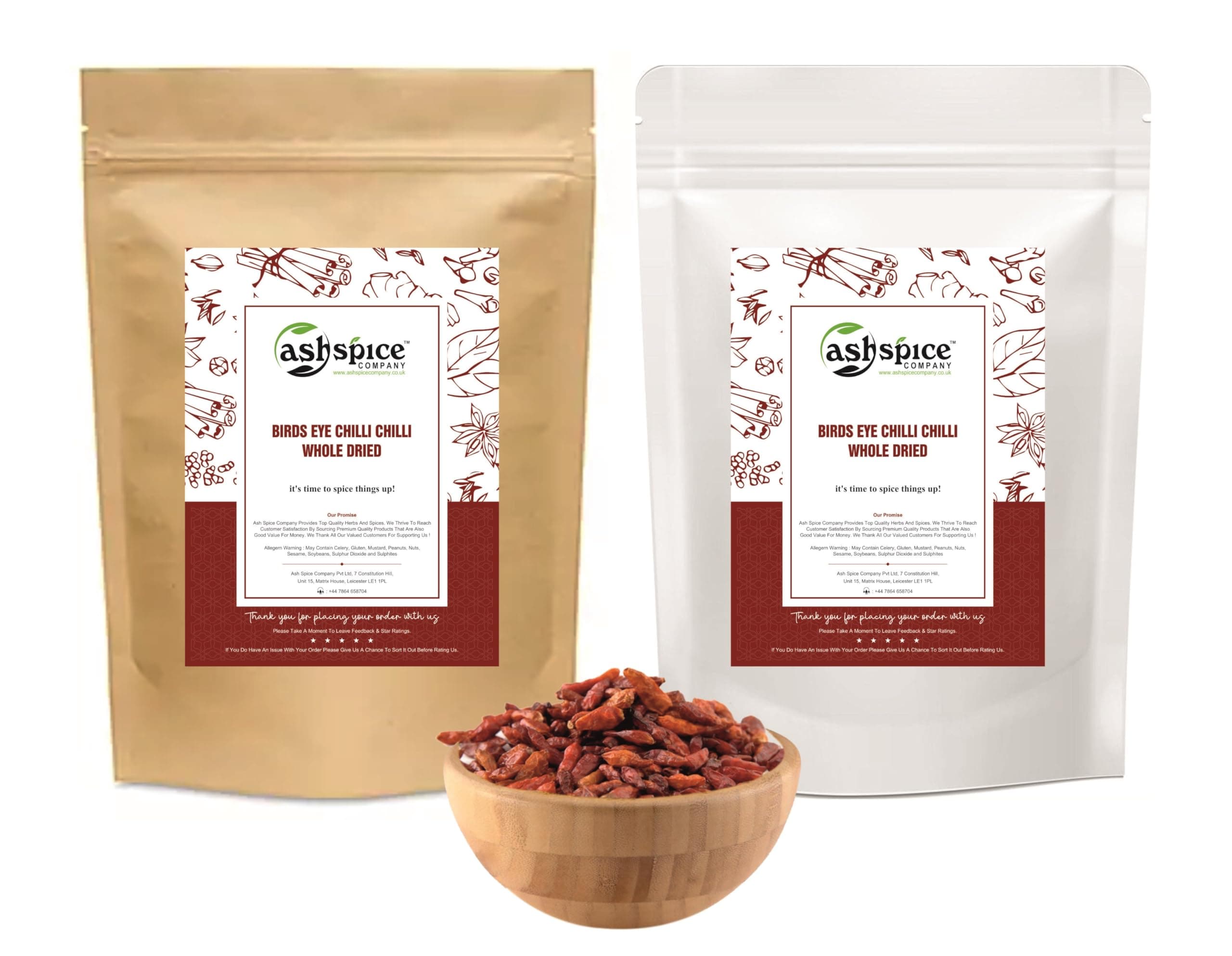 Bird Eye Chilli From Malawi Premium Quality (100g)