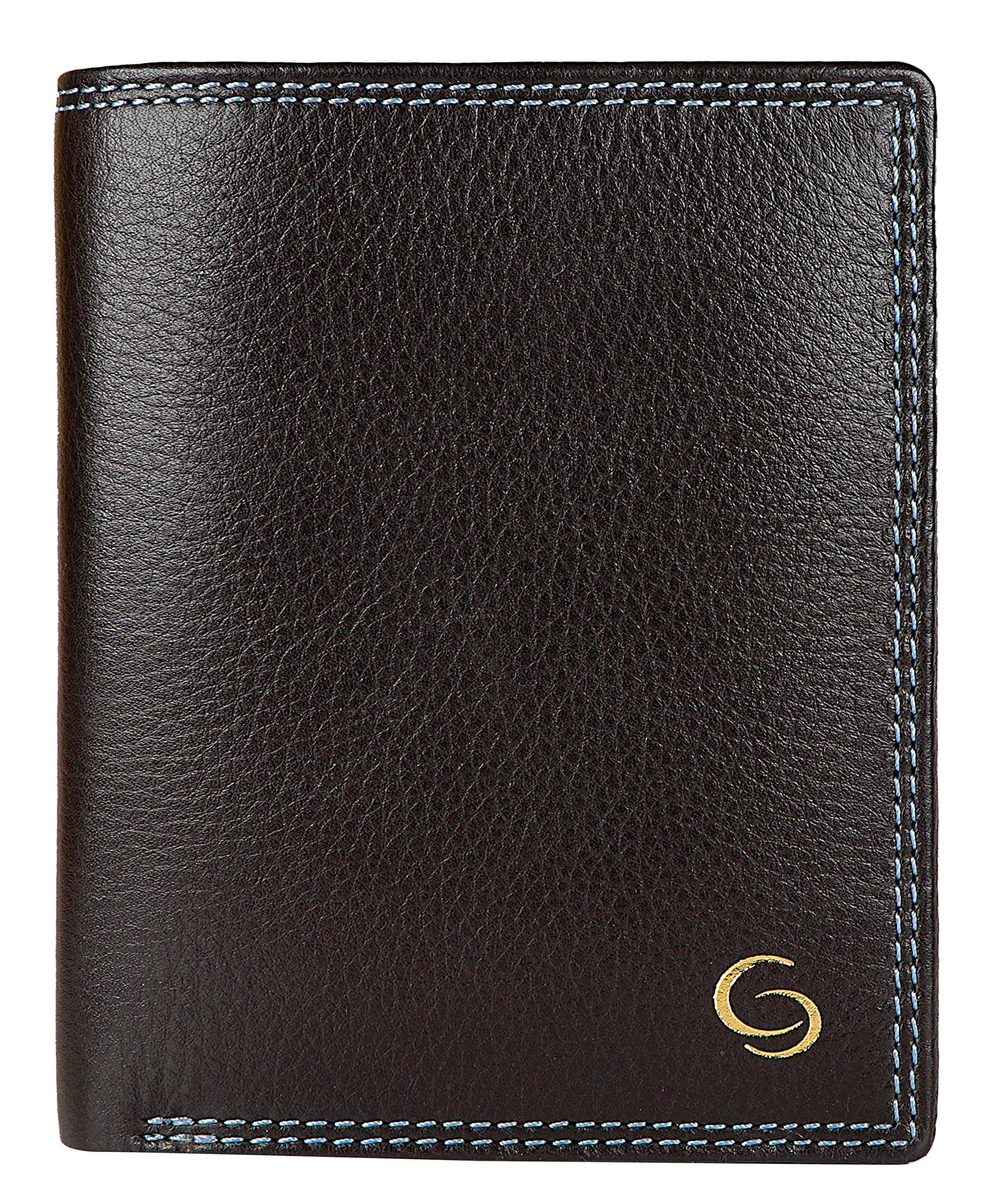 GETOREEFlorence Brown Genuine Leather RFID Wallet for Men I 7 Credit/Debit Card Slots I 2 Secret compartments I 1 Coin Pocket & 2 Currency Compartments