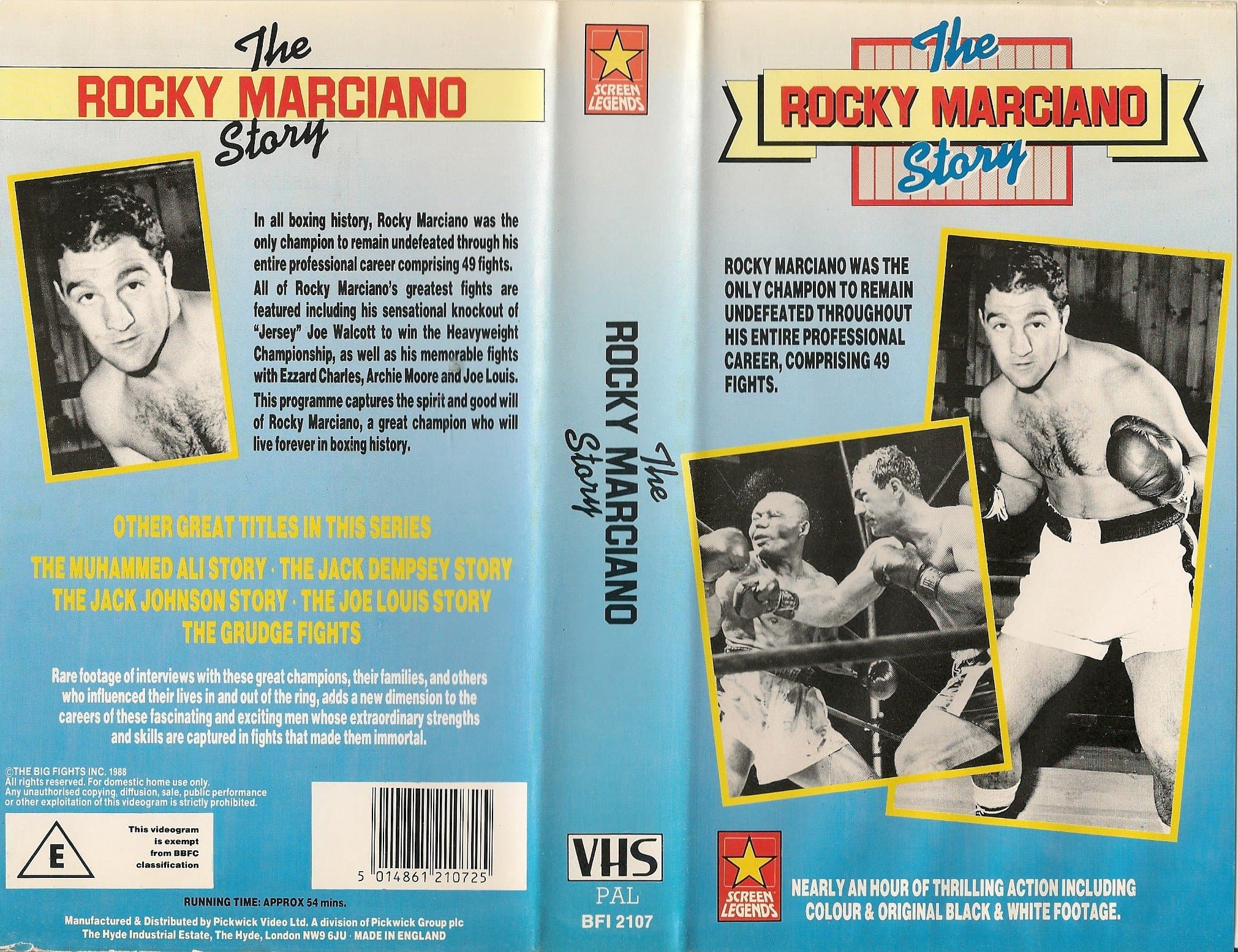 Rocky Marciano Story [VHS]