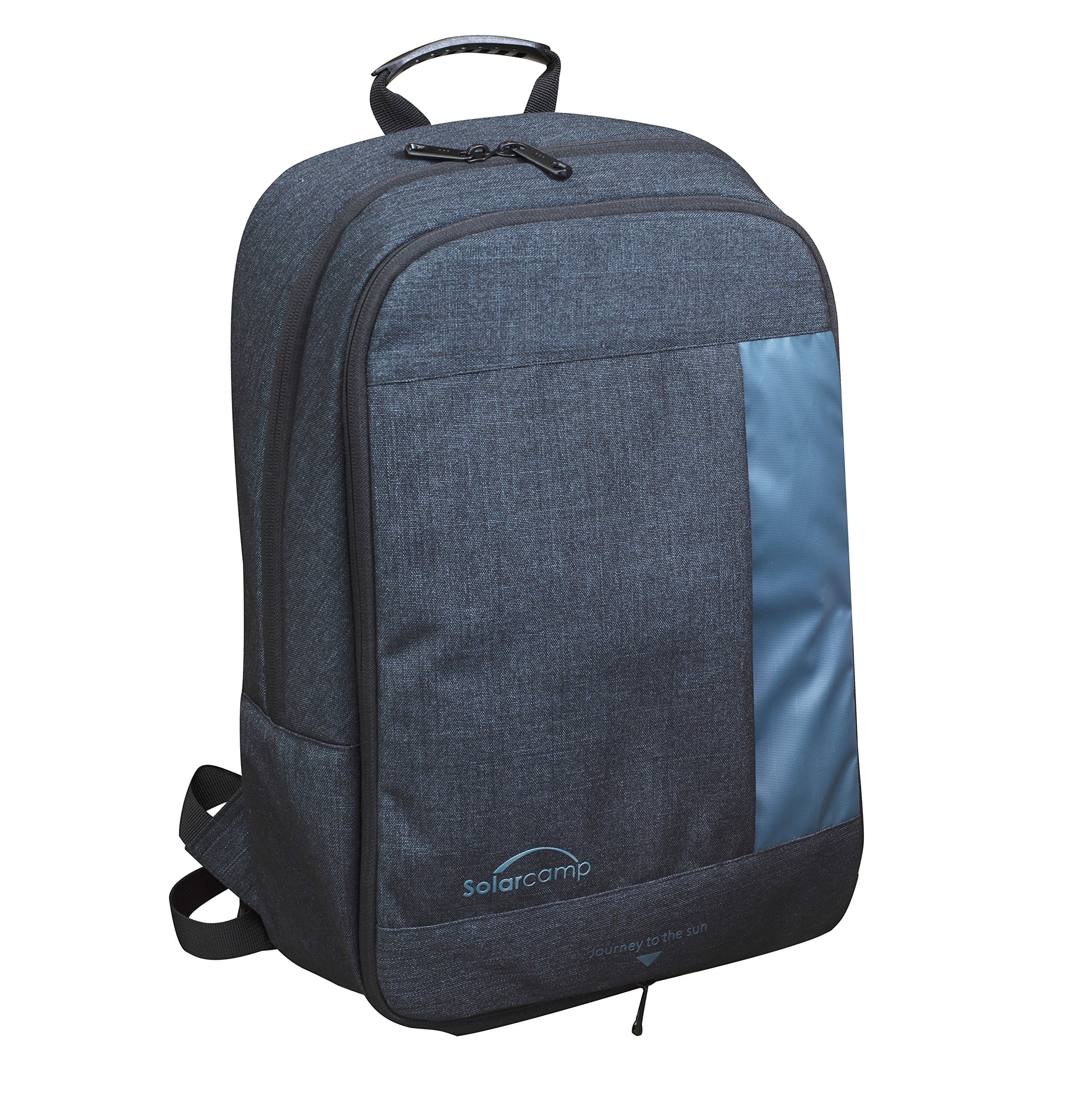 Solar Charging Backpack by Solar Camp Anti-Theft Water Resistant Design, Travel Business, for Cell Phones, Tablets, Notes, and Other USB Devices