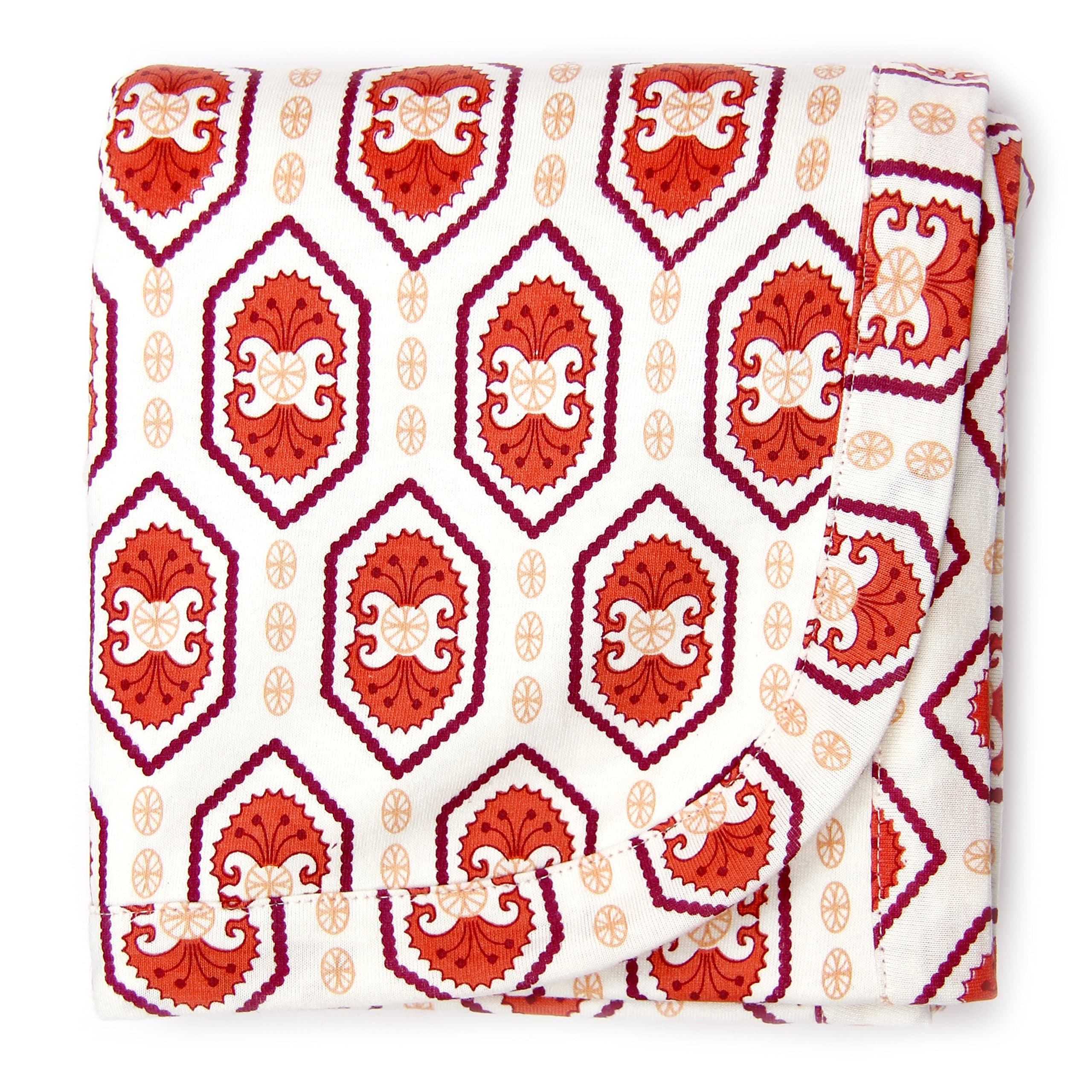 Kate Quinn Organic Receiving Blanket, OneSize (Ruby)