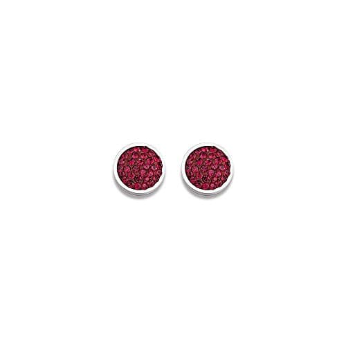 COEUR DE LION Stud Earrings Crystal Ruby 0112/21-0328