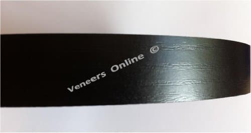 Black Embossed / Black Ash 22mm Iron-on Melamine Edging Veneers Online: 50 Metres,