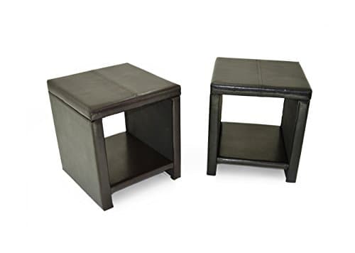 High Quality Texas Bed Side 1 Shelf (Black) 2'6" Ft