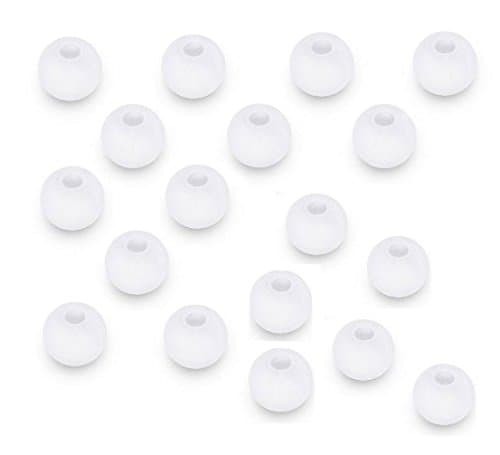 PENCILUPNOSE® Replacement Medium Earbuds Tips Buds (white x 18) (11cm)