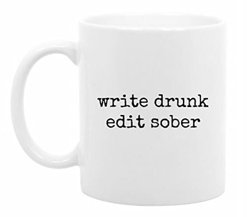 Funny Mug, 11oz White Ceramic Cup, The Coffee Corner, Sarcastic Quote, Unique Gift Idea, Present For Boss, Friend, Editor, Writer, Novelist, Author, Him, Her, Birthday, Christmas, Inspirational Saying