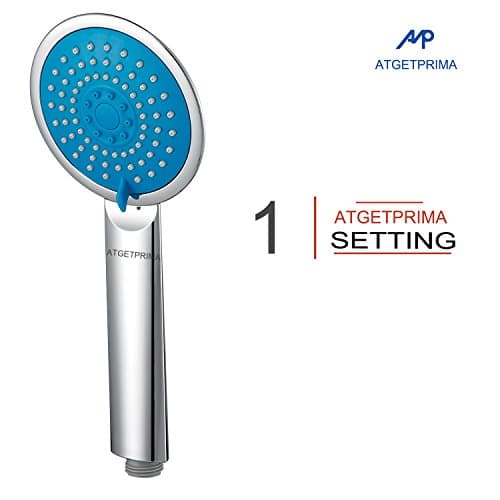 ATGETPRIMA Single Function Handheld Shower Head Chrome Hand Shower AS01BU