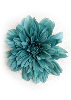 Large Artificial Blue Gerbera Flower Head For Displays - 18cm Various Colours