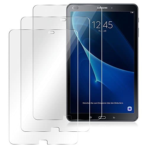 Nauci Tempered glass screen protector suitable for Samsung Galaxy Tab A6 10.1 2016 screen protector, HD film, 3 x protective film.