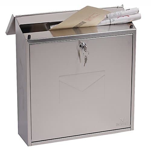 Phoenix Casa MB0111KS Front Loading Mail Box in Stainless Steel with Key Lock