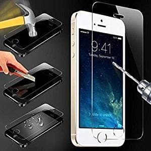 iPhone Premium Tempered Glass Ultra Thin 9H Hardness Easy Bubble Free Application Ultra Clear LIFETIME WARRANTY (iPhone 5/5S/SE)