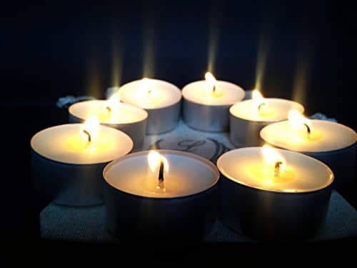 Love Thy Light Tea Light Candles, Luxury hand poured unscented soy tealights, pack of 8