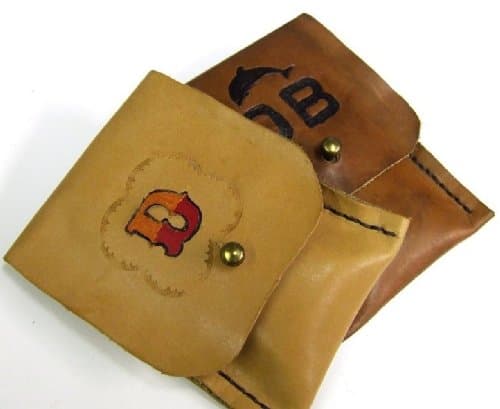 Leather Craft Kit Make A Belt Pouch Wallet - Great Gift that fits most belts