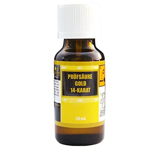 Gold Testing Acid (14 karats, 585-20 ml) - Gold Test, Gold Tester