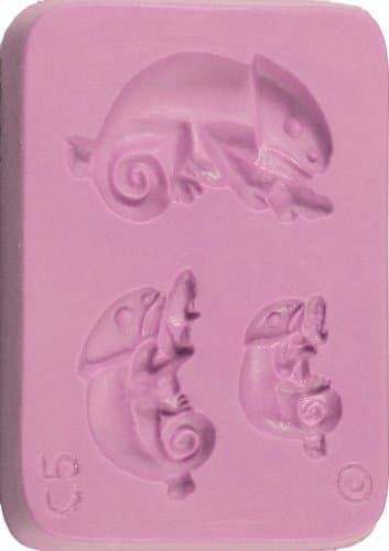 Fleximold Silicon Mold, Smooth Chameleon Mold by Fleximold