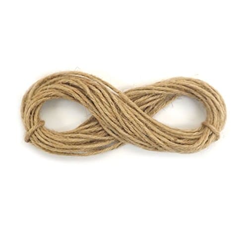 Nutscene Jute Twine / String - 3 ply -10m Cut length - Assorted colours, Colour: Natural