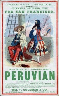 Peruvian for San Francisco - Vintage Mouse Mat