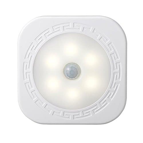 Coocnh LED Night Light with Motion Detector Battery Operated Sensor Light Night Light for Closet, Hallway, Stairs, Wardrobe, Kitchen, Kids Room, Armchairs, Bedroom, Bathroom (Warm White)
