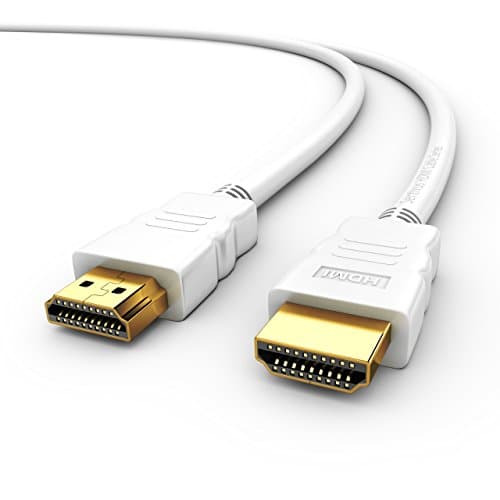 Sentivus High Speed HDMI Cable with Ethernet, Full HD, ARC, 3D, CEC, double shielded - 3m - white