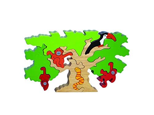 Wooden Amazone Animal Tree Puzzle