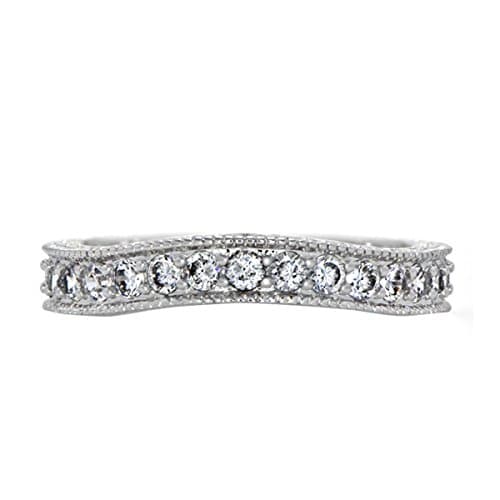 Sasha's Cubic Zirconia Wedding Band