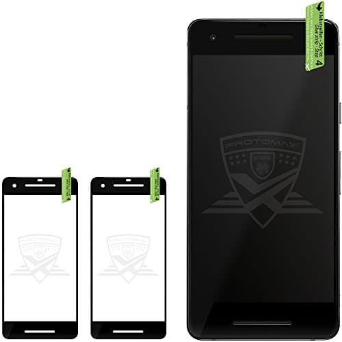 2 x Proto Max 3D Protection Glass for Google Pixel 2 XL Black Full Frame Screen Protector 0.2 mm – Black (Pack of 2)