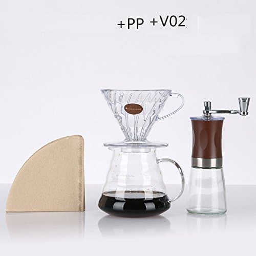 Manual Grinding Coffee Machine / Hand Pepper Grinder / Mini Washing Machine Portable Grinding / Glass Hand Grinder (10 Colors Optional) ( Color : 6# )