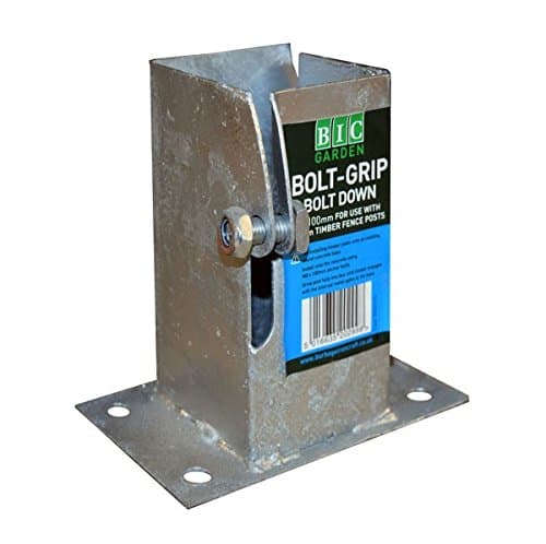 BIC Garden Bolt-Grip Bolt Down - 100mm x 100mm Flush Fit