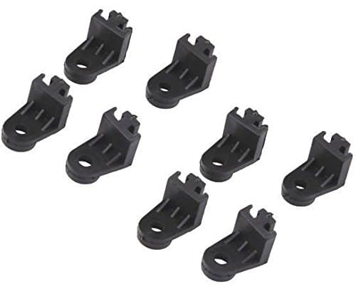 American Volt 2-pack Replacement Electric Radiator Fan Mounting Kit 8 Pieces Plastic Feet Tabs