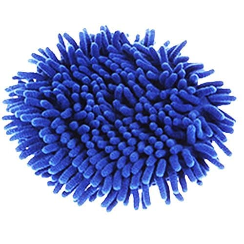Meipro Car 360 Degree Spin Wet Mop Head,Microfiber Auto Cleaning Replacement Mop Head (Blue head only)