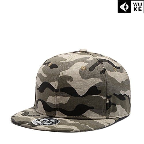 GKRY Baseball Cap Snapback Trucker Hat Camouflage baseball cap flat along the cap spring and summer, its