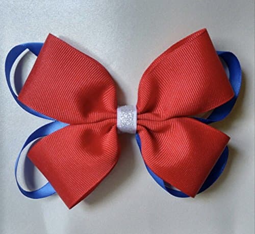 Captain America Hair Bow