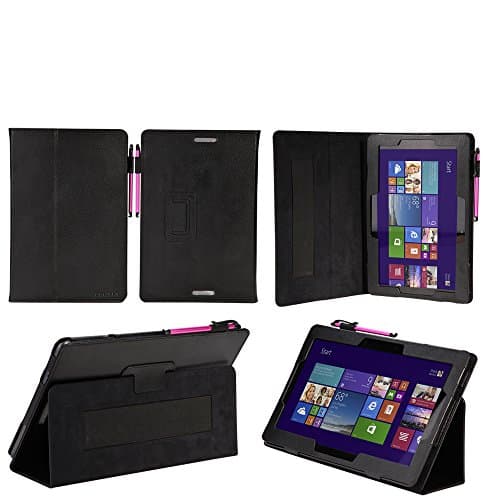 Prosys PU back stand Case for Asus Transformer Book T100 (T100TA 25.65 cm 10.1) - Black