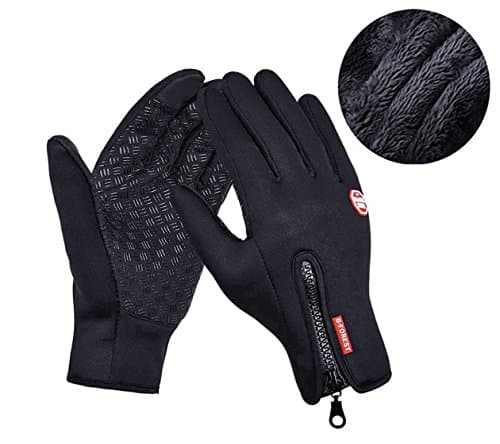Warm Thick Lined Touch Screen Gloves, CuOmix® Winter Cold Weather Windproof Gloves Cycling Gloves for Men & Women, Updated Version