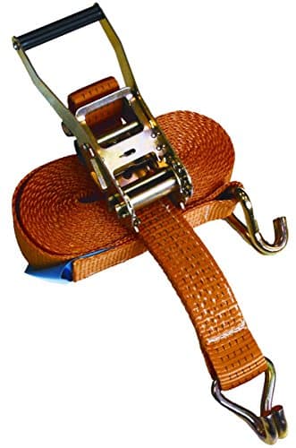 5000kg Ratchet Lashing Claw Hook Cargo Lorry Tie Down Webbing Restraint Straps (4mtr)