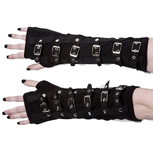 BUCKLE ARMWARMERS Black One Size