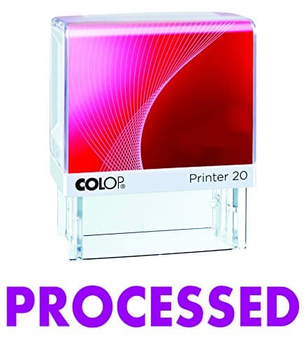 PROCESSED Colop Self Inking Rubber Stamp Office Stationary
