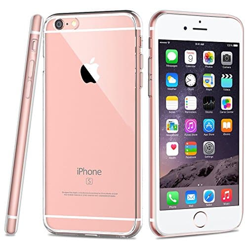 Case for iPhone 6 6S, DOSMUNG TPU Silicone Flexible Case Cover, Crystal Clear Soft Durable Slim Case, Anti-Scratch Back Case for iPhone 6 6S