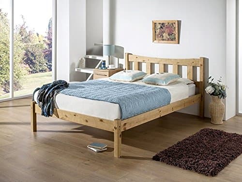 Snuggle Beds Poppy Solid Slats Wooden Pine Bed Frame 4FT6 Double