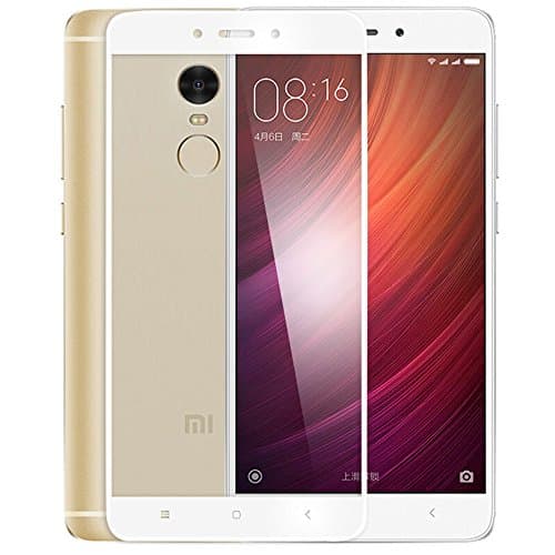 Full Screen-Xiaomi Redmi Note 4X 5.5" Smartphone Glass Screen Protector(White)-1 Piece