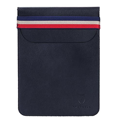 PROTECLE Slim Sleeve Case for Kindle eReader– mLeather Kindle Pouch Case Elastic Band Closure(Black)