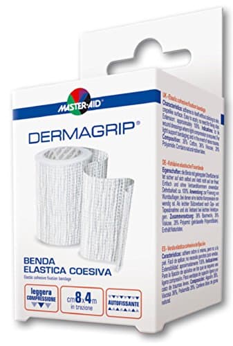Master Aid Derma Grip 6 cm x 4 m White Cohesive Conforming Bandage 1 Roll