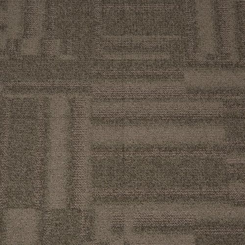 Tessera Valley Design Brown Coloured Carpet Tile Nylon Loop Pile Commercial Use 50cm x 50cm, 4m2 (16 Tiles)