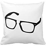 Geek Glasses Pillow Case 18" * 18"